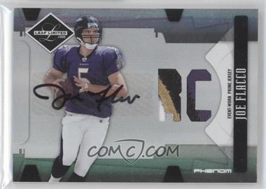 2008 Leaf Limited - [Base] #321 - Phenoms - Joe Flacco /99