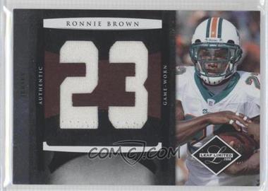 2008 Leaf Limited - Jumbo Jerseys - Jersey Number #14 - Ronnie Brown /30