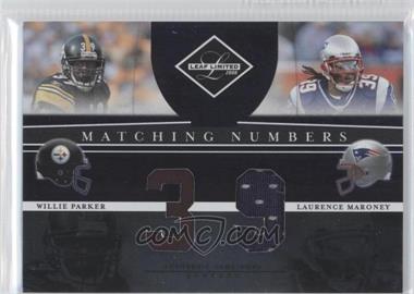 2008 Leaf Limited - Matching Positions #MP-14 - Laurence Maroney, Willie Parker /100