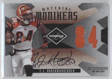 2008 Leaf Limited - Material Monikers Jersey Numbers #MM-41 - T.J. Houshmandzadeh /50