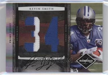 2008 Leaf Limited - Rookie Jumbo Jerseys - Jersey Number Prime Signatures #30 - Kevin Smith /5 [Noted]