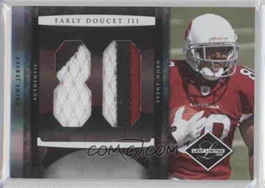 2008 Leaf Limited - Rookie Jumbo Jerseys - Jersey Number Prime #29 - Early Doucet III /10