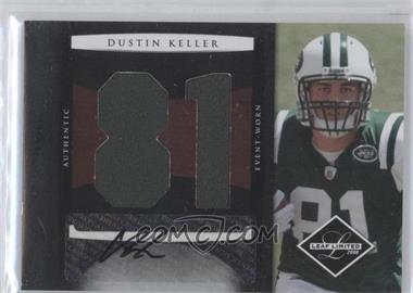 2008 Leaf Limited - Rookie Jumbo Jerseys - Jersey Number Signatures #7 - Dustin Keller /15