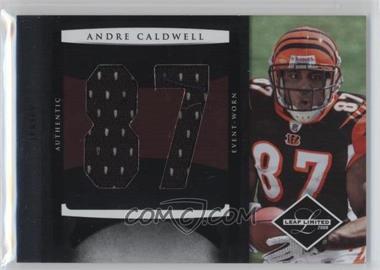 2008 Leaf Limited - Rookie Jumbo Jerseys - Jersey Number #33 - Andre Caldwell /50