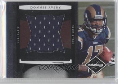 2008 Leaf Limited - Rookie Jumbo Jerseys #5 - Donnie Avery /50