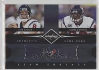 Matt Schaub, Andre Johnson #/100