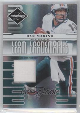 2008 Leaf Limited - Team Trademarks - Materials Prime #T-2 - Dan Marino /50
