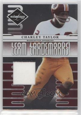 2008 Leaf Limited - Team Trademarks - Materials #T-19 - Charley Taylor /100