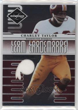 2008 Leaf Limited - Team Trademarks - Team Logo Materials #T-19 - Charley Taylor /50