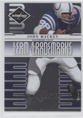 2008 Leaf Limited - Team Trademarks #T-11 - John Mackey /999