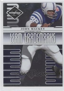 2008 Leaf Limited - Team Trademarks #T-11 - John Mackey /999