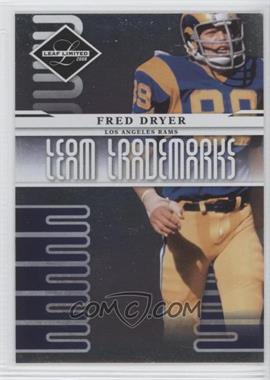 2008 Leaf Limited - Team Trademarks #T-27 - Fred Dryer /999