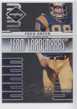 2008 Leaf Limited - Team Trademarks #T-27 - Fred Dryer /999