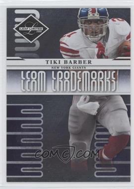2008 Leaf Limited - Team Trademarks #T-37 - Tiki Barber /999