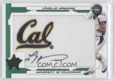 2008 Leaf Rookies & Stars - [Base] - Emerald College Patch Signatures #239 - SP Rookie Jumbo - Lavelle Hawkins /5