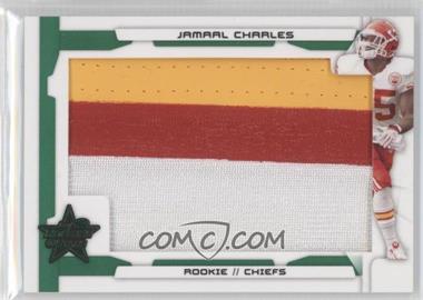 2008 Leaf Rookies & Stars - [Base] - Emerald Jerseys #226 - SP Rookie Jumbo - Jamaal Charles /10