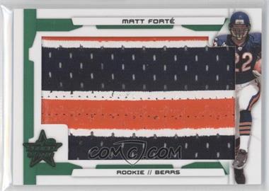 2008 Leaf Rookies & Stars - [Base] - Emerald Jerseys #244 - SP Rookie Jumbo - Matt Forte /10