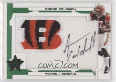2008 Leaf Rookies & Stars - [Base] - Emerald Patch Signatures #202 - SP Rookie Jumbo - Andre Caldwell /5
