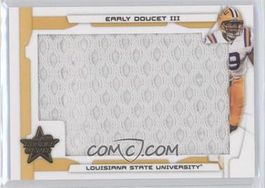 2008 Leaf Rookies & Stars - [Base] - Gold College Jerseys #219 - SP Rookie Jumbo - Early Doucet III /10
