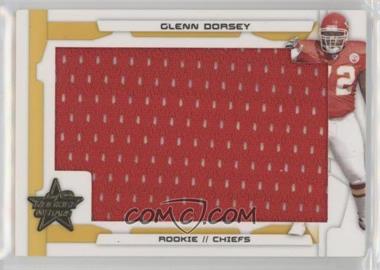 2008 Leaf Rookies & Stars - [Base] - Gold Materials #223 - SP Rookie Jumbo - Glenn Dorsey /25 [EX to NM]
