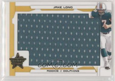 2008 Leaf Rookies & Stars - [Base] - Gold Materials #225 - SP Rookie Jumbo - Jake Long /25