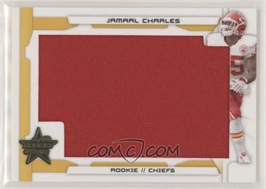 2008 Leaf Rookies & Stars - [Base] - Gold Materials #226 - SP Rookie Jumbo - Jamaal Charles /25