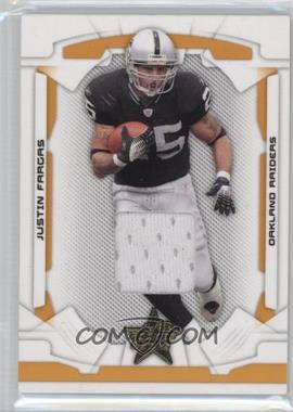 2008 Leaf Rookies & Stars - [Base] - Gold Materials #70 - Justin Fargas