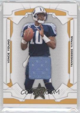 2008 Leaf Rookies & Stars - [Base] - Gold Materials #94 - Vince Young