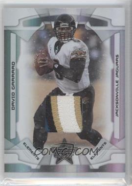 2008 Leaf Rookies & Stars - [Base] - Holofoil Materials #109 - Elements - David Garrard /25