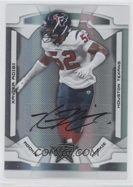 2008 Leaf Rookies & Stars - [Base] - Holofoil Signatures #185 - Rookie - Xavier Adibi /250