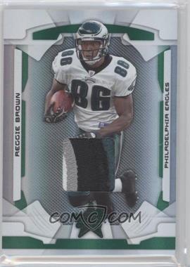 2008 Leaf Rookies & Stars - [Base] - Longevity Parallel Emerald Materials Prime #74 - Reggie Brown /50