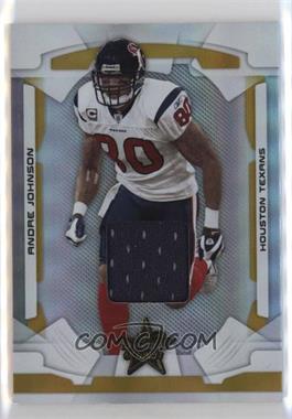 2008 Leaf Rookies & Stars - [Base] - Longevity Parallel Gold Materials #38 - Andre Johnson /250