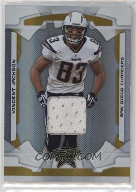 2008 Leaf Rookies & Stars - [Base] - Longevity Parallel Gold Materials #80 - Vincent Jackson /250 [EX to NM]