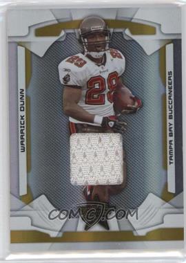 2008 Leaf Rookies & Stars - [Base] - Longevity Parallel Gold Materials #91 - Warrick Dunn /215 [EX to NM]