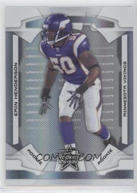 2008 Leaf Rookies & Stars - [Base] - Longevity Parallel Holofoil #136 - Rookie - Erin Henderson /99