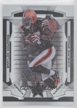 2008 Leaf Rookies & Stars - [Base] - Longevity Parallel Silver #103 - Elements - Braylon Edwards /249