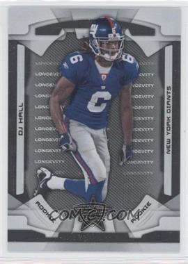 2008 Leaf Rookies & Stars - [Base] - Longevity Parallel Silver #129 - Rookie - DJ Hall /249