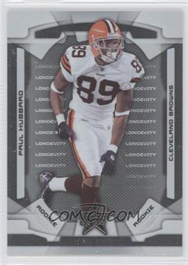 2008 Leaf Rookies & Stars - [Base] - Longevity Parallel Silver #167 - Rookie - Paul Hubbard /249