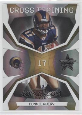 2008 Leaf Rookies & Stars - Cross Training - Gold #CT-9 - Donnie Avery /500