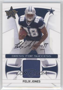 2008 Leaf Rookies & Stars - Dress For Success - Prime Signatures #DS-32 - Felix Jones /10