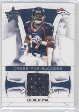 2008 Leaf Rookies & Stars - Dress For Success #DS-31 - Eddie Royal /250