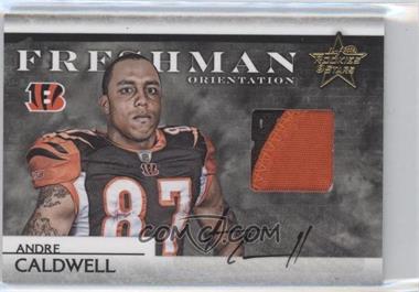 2008 Leaf Rookies & Stars - Freshman Orientation Materials - Jerseys Prime Signatures #FO-25 - Andre Caldwell /10