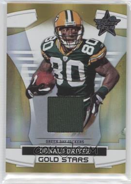 2008 Leaf Rookies & Stars - Gold Stars - Materials #GS-5 - Donald Driver /250