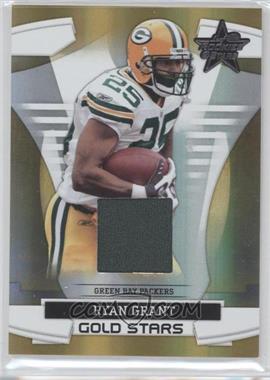 2008 Leaf Rookies & Stars - Gold Stars - Materials #GS-6 - Ryan Grant /250