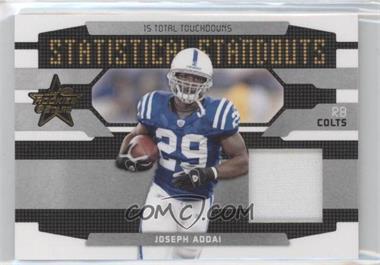 2008 Leaf Rookies & Stars - Statistical Standouts Materials - Prime #SS-2 - Joseph Addai /50