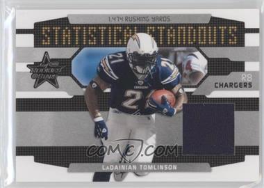 2008 Leaf Rookies & Stars - Statistical Standouts Materials #SS-3 - LaDainian Tomlinson /250