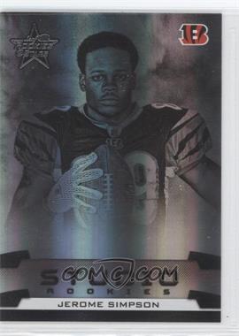 2008 Leaf Rookies & Stars - Studio Rookies - Black #SR-15 - Jerome Simpson /100