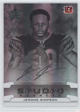 2008 Leaf Rookies & Stars - Studio Rookies - Signatures #SR-15 - Jerome Simpson /25