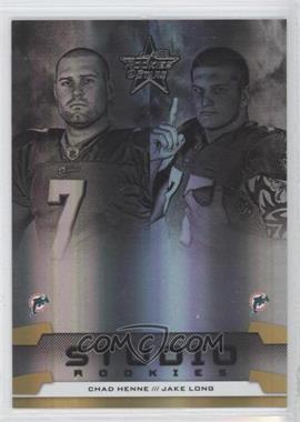 2008 Leaf Rookies & Stars - Studio Rookies Combos - Gold #SRC-8 - Chad Henne, Jake Long /500