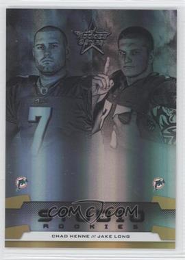 2008 Leaf Rookies & Stars - Studio Rookies Combos - Gold #SRC-8 - Chad Henne, Jake Long /500